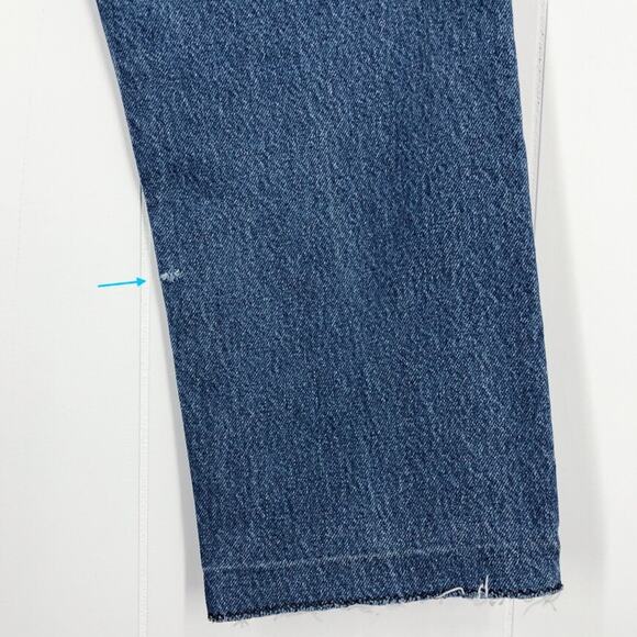 Levis 505 Jeans VTG 90s Orange Tab Relaxed Fit Straight Leg Distressed Waist 33 - Picture 10 of 16